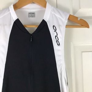 Orca Equip Black & White Tri Tank Top Size Small